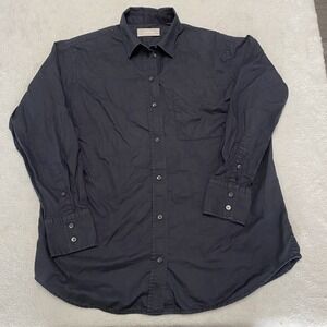 Everlane Shirt Women's 0‎ Black Button Up Cotton Minimalist Classic